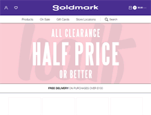 Tablet Screenshot of goldmark.com.au